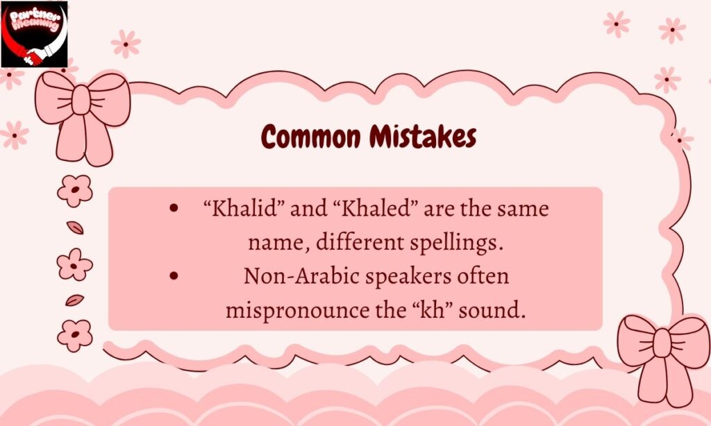 Common Mistakes and Misunderstandings