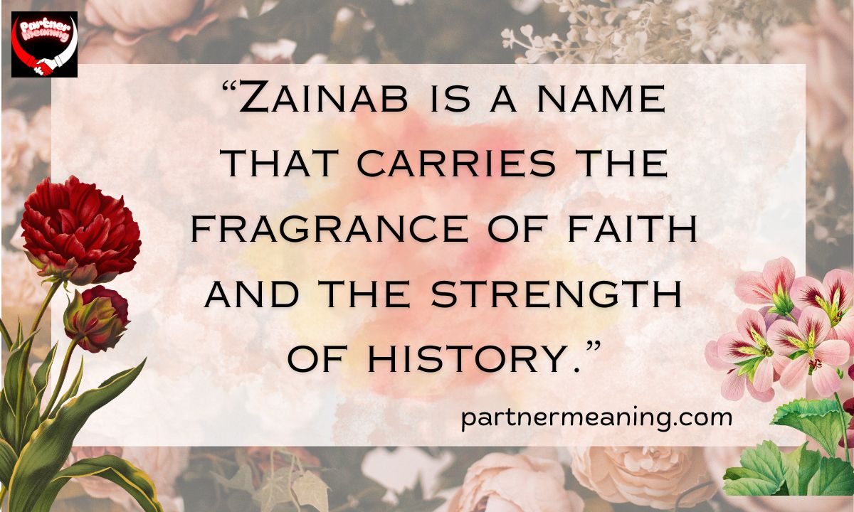 The Zainab Meaning in Arabic – Origin, History, and Significance