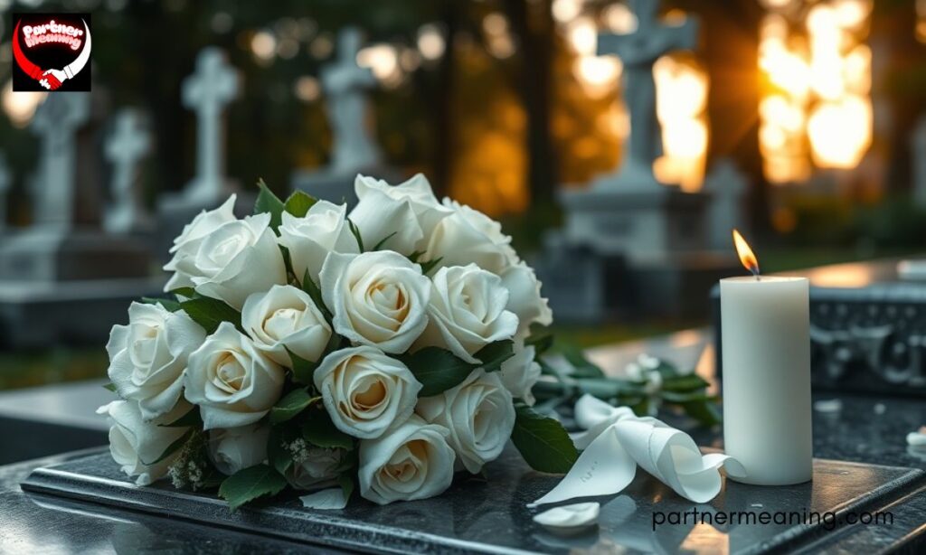 White Roses in Funerals and Farewells