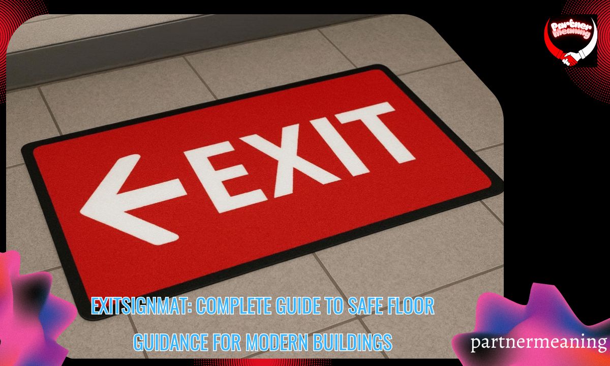 Exitsignmat: Complete Guide to Safe Floor Guidance for Modern Buildings
