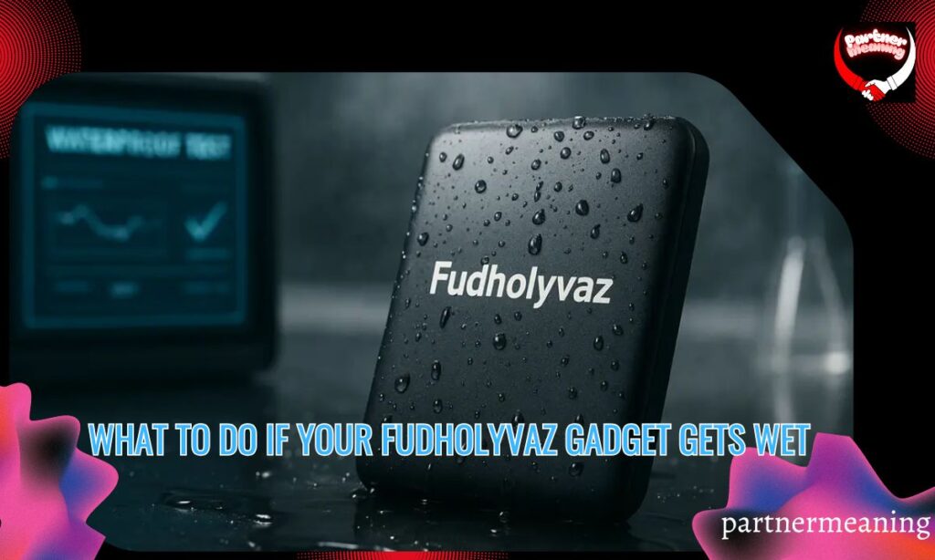 What to Do If Your Fudholyvaz Gadget Gets Wet
