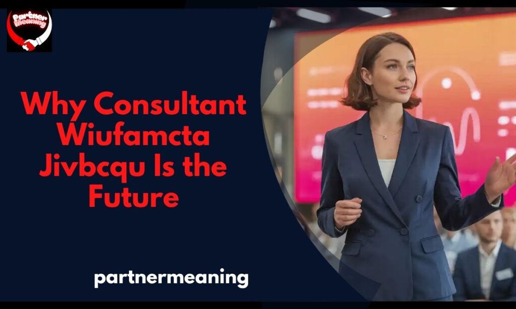Why Consultant Wiufamcta Jivbcqu Is the Future